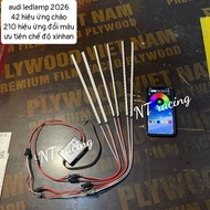 Audi Ledlamp, A7, i8, A11 circuit - Change led color on each side (42 start-up effects)