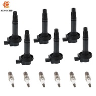 12Pcs Ignition Coils + Iridium Spark Plugs CY01-18-100A DG520 UF553 For Ford Mustang Lincoln Mazda I