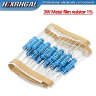 10PCS 3W Metal Film Resistor 1% 2.7K-330K 2.7K 3.9K 8.2K 10K 18K 27K 43K 56K 82K 100K 150K 220K 270K