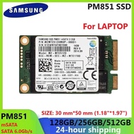 SSD PM851โซลิดสเตทไดรฟ์ภายในกิกะไบต์/วินาที MSATA SATA SATA 128GB 256GB 1.8นิ้ว Nvme SATAIII TLC ดิส