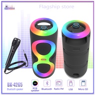8*2 inches Home Party Bass BT Portable Wireless Karaoke Bluetooth Speaker with FREE MIC 8813