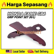 FAME GB6 GRIP POINT SET (R/L) RED MAROON SIDE SEAT COVER GRIP POINT COVER SET COVERSET SEPASANG MERA