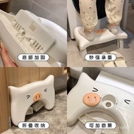 Toilet Stool Plastic Foldable Foot Stool Children's Non-Slip Squat Artifact Baby Toilet Stool GX3A