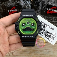 ASIA SET 100% AUTHENTIC CASIO G-SHOCK DW-5900TS-1 aka TAPAK KUCING HITAM HIJAU