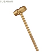 SUSANAN Hammer, Yellow Brass Gavel, Judge Auction Courtroom Gavel Company