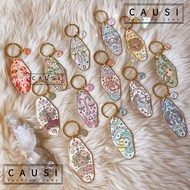 CAUSI Zodiac Sign Keychain, Leo Virgo Libra Aquarius Pisces Aries 12 Constellation Keychain, Gifts S