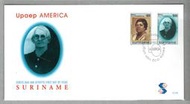 【流動郵幣世界】蘇利南1998年(E-218)美國UPAEP-著名女性套票首日封