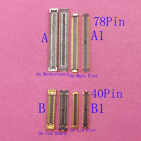 10-50Pcs Lcd Display Screen FPC Connector USB Charger Plug For Samsung Galaxy M51 M515 M62 M625 M31S