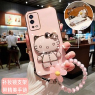 Casing OPPO A54 4G OPPO A55 4G A55 5G OPPO A74 4G OPPO A95 OPPO A74 5G Phone Case Stitch bracket Fre