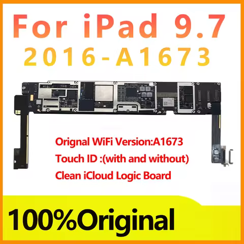 32/64/128/256GB-9.7/10.5/12.9inch Logic Board Original With Touch ID A1584 A1670 A1673 A1701 For Ipa