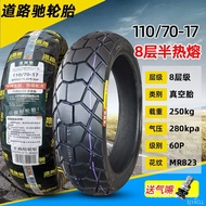 Road Chichi Tires100/110/120/140/70/80/90-17/19Tubeless Tire Motorcycle ZR Outer Tire