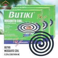 Butiki Mosquito Coil 10 Spirales  Household Use Black Spiral Mosquito Incense