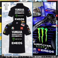 Mga biktima Motogp Yamaha pabrika motorsiklo custom racing suit RSZ100 YZF XMAX155 XMAX300 NMAX155 TMAX560 R15 R1 R3 R6 MT-03 MT-07 MT-09 MT-10 sa labas na pagsakay ng shirt POLO maikling manggas T-shirt XS-5XL