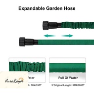 [AuraLayor] 25FT-75FT Home Magic Hose  Water  Flexible Hose Car Wash Flower Watering Garden Supplies