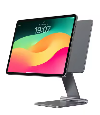 KUXIU Magnetic Stand For iPad Pro 11/13 M4 (2024),iPad Pro 11/12.9 inch,iPad Air 5/4th,360° Adjustab