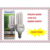 PHILIPS GENIE E14 11W ENERGY SAVING BULB WARM WHITE