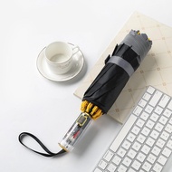 Ten-Bone Reverse Mechanical Automatic Umbrella Sunny Umbrella Umbrella Sunscreen Umbrella 77cm Foldi