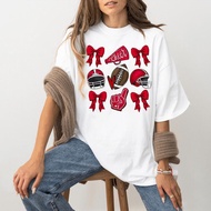 Coquette Game Day Shirt, Football Game Day T-shirt, Football Comfort Color Shirt, Coquette Football