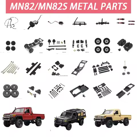 Off-Road Track Four-Wheel Drive Remote Control Vehicle Accessories Metal & Original Factory Parts Up