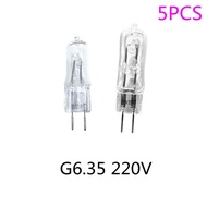 5Pcs Industrial Lighting Bulb G6.35 220V 35W Bulb G6.35 220V Halo