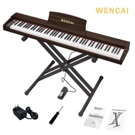 WENCAI Digital Piano With Stand 88 Keys Professional Wood Smart Portable Electric Piano Keyboard