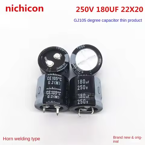 Nippon Chemi-Con Electrolytic Capacitor 180UF 250V 22X20mm 105℃ Electronic Component