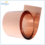 Copper Sheet Thin Cu 1M Bendable Sturdy Multifunctional Professional Pure Copper Sheet for Electrici