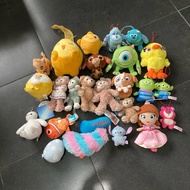 GANTUNGAN Random Disney Keychain | Plushie doll keychain star wish monster inc sulley mike toy story