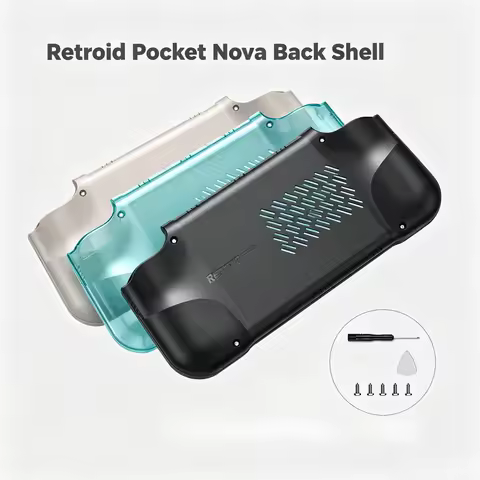 Retroid Pocket Nova Back Shell Ergonomic Grip Rear Removable Back Cover with Tool Kit Retroid Pocket