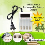 HOMIEE AA 3800mAH AAA  1800mAH Rechargeable Battery Charger Pengecas Bateri Jualan Murah Clock