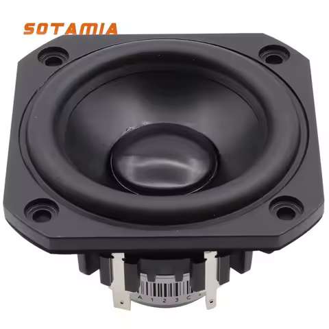 SOTAMIA 1Pcs 3 Inch Full Range Speaker 8 Ohm 25W Ceramic Aluminum Basin Audio Loudspeaker Sound Musi