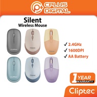 Cliptec Silent Wireless Mouse 2.4GHZ RZS868 RZS871 RZS876 1600DPI AA Battery 10 Meters