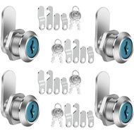 2 PCS Mailbox Locks, Mailbox Lock 16 mm, Comes with 4 Different Lock Plates, Security Mailbox Lock, 
