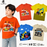 Beko Excavator T-Shirt for Boys - Cool Excavator Motif Distro T-Shirt for Boys Baju Budak Lelaki Age