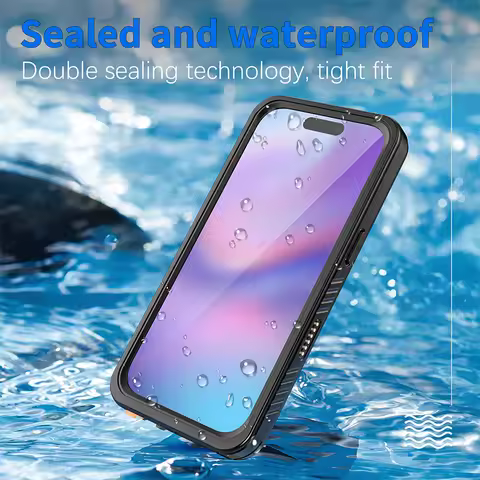 Shellbox Upgraded Waterproof Phone Case for iPhone 17 Pro Max/17 AIR/16/15/14/13360 Full Coverage IP