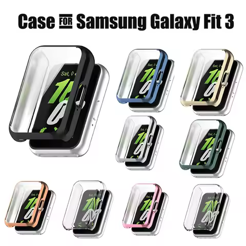 Case for Samsung Galaxy Fit 3 Accessories 2024 All-around soft tpu Screen Protective Bumper for Sams