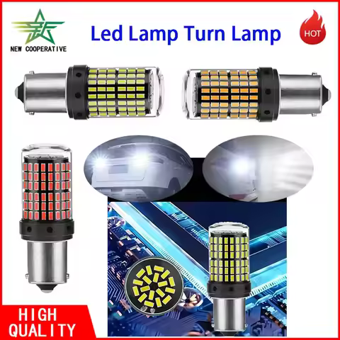 LED Bulb Can Shaped Light 2pcs LED Turn Signal Light Brake Light Signal Light Bulb 15s 1156 1157 BA1