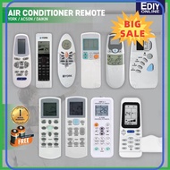 ⭐ [100% ORIGINAL] ⭐ 【FREE BATTERY AAA x2】 Air Conditioner Remote Control Replacement YORK ACSON DIKIN Aircond Air Cond yk3