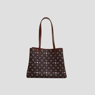 F.timber Perth Women Monogram Shoulder Handbag Vegan Leather
