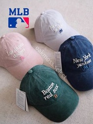 MLB 2025秋冬新款紐約洋基隊字母刺繡水洗牛仔帆布棒球帽鴨舌帽
