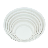 White plastic pot liner size 40-45cm pasu bunga plastik
