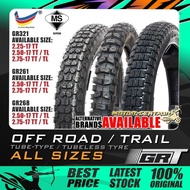 TAYAR GRT GR261 GR268 GR321 TYRE 2.25, 2.50, 2.75, 225, 250, 275 -17 (MOTOCROSS,OFF ROAD FOR EX5, LC