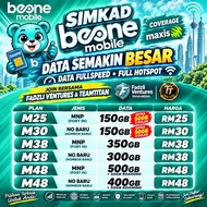 BEONE MOBILE SIMKAD | COVERAGE MAXIS 5G | PLAN JIMAT | DATA BESAR | FULL HOTSPOT | CALL UNLIMITED | 