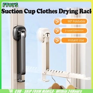 Shipped In 24 Cm.hanging Length Of 34.7cm Foldable Clothesline No Need To Drill The Wall With A Suct