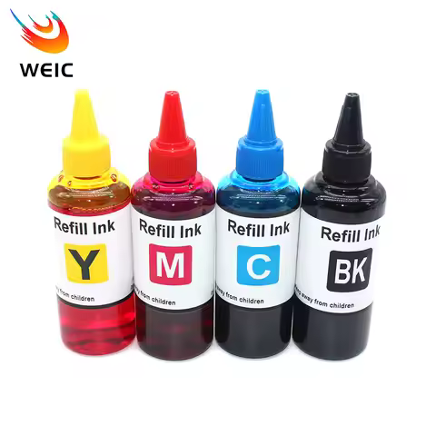 4PC 100ML Refill Dye Ink for HP 902 903 904 905 for HP Officejet Pro 6950 6951 6954 6956 6958 6960 6