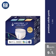 Absorba Pro-Nite Premium Pants (L) (9+1S) x 8