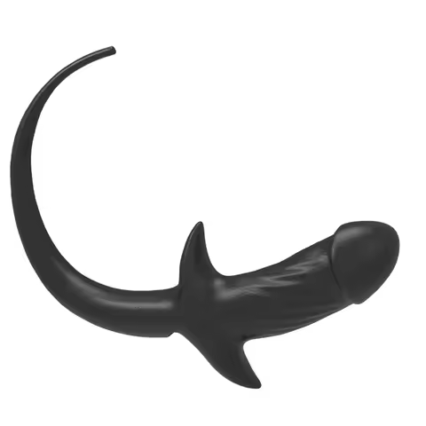 Shaking SM Dog Tail Dog Slave Dress up Fun Anal Plug Training Gay Adult Products Alternative Toys