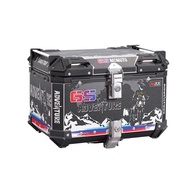 Motorcycle Rear Trunk Aluminum Alloy Trunk Pedal Electric Car Trunk Universal Lining Quick Release Takeout Insulated Cabinet/Motorcycle Aluminium Top BOX Tail Box / aluminum alloy cases trunk case