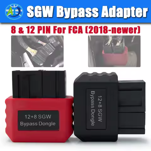 12+8 SGW Bypass Dongle For FCA Chrysler /Dodge /Jeep /RAM /FIAT /MASERATI Cars 12pin 8pin Security G