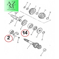 YAMAHA Y80/ET80/Y88/SUPER88 TRANSMISSION BEARING ( MAIN AXLE / FRONT SPROCKET SHAFT )